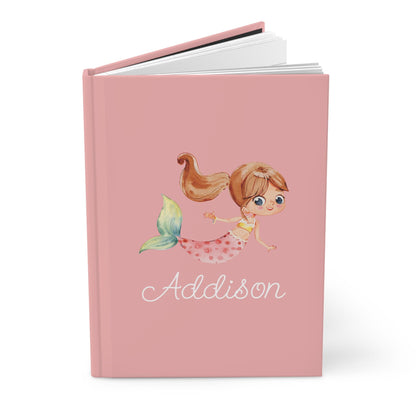 Playful Mermaid Hardcover Journal