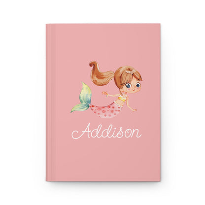 Playful Mermaid Hardcover Journal