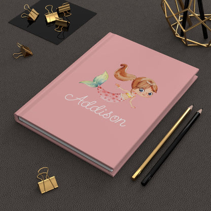 Playful Mermaid Hardcover Journal