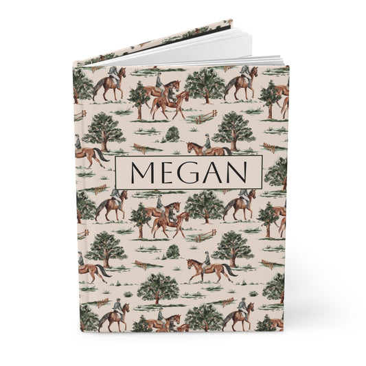 Equestrian Countryside Hardcover Journal