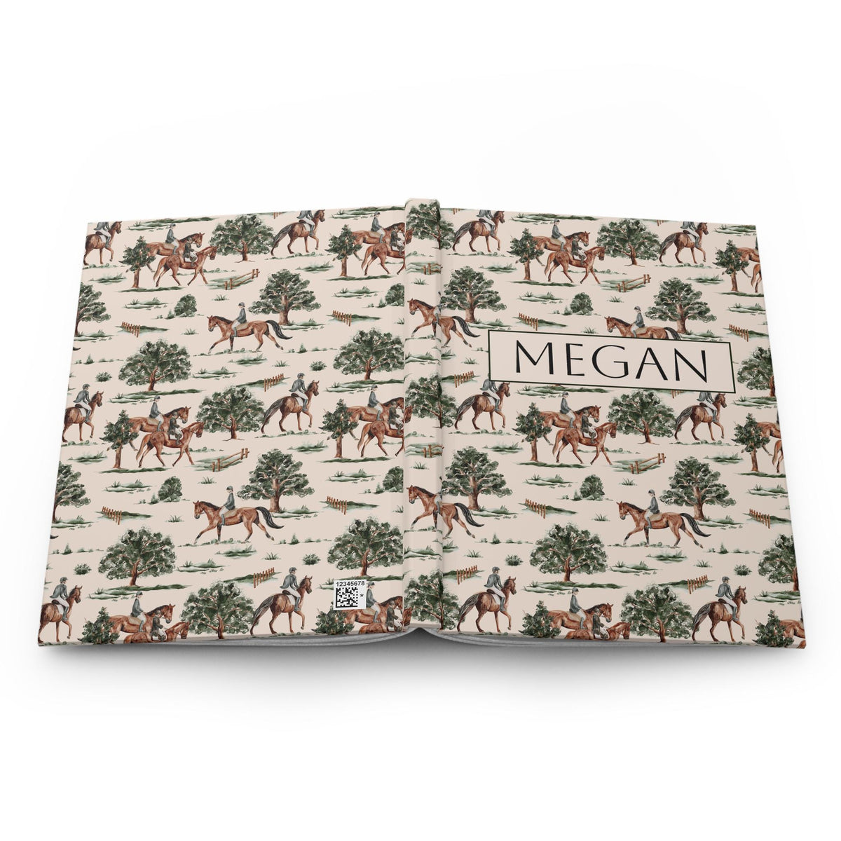 Equestrian Countryside Hardcover Journal