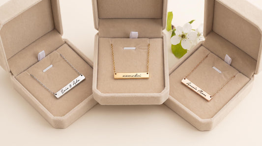 Gold Filled Bar Necklace