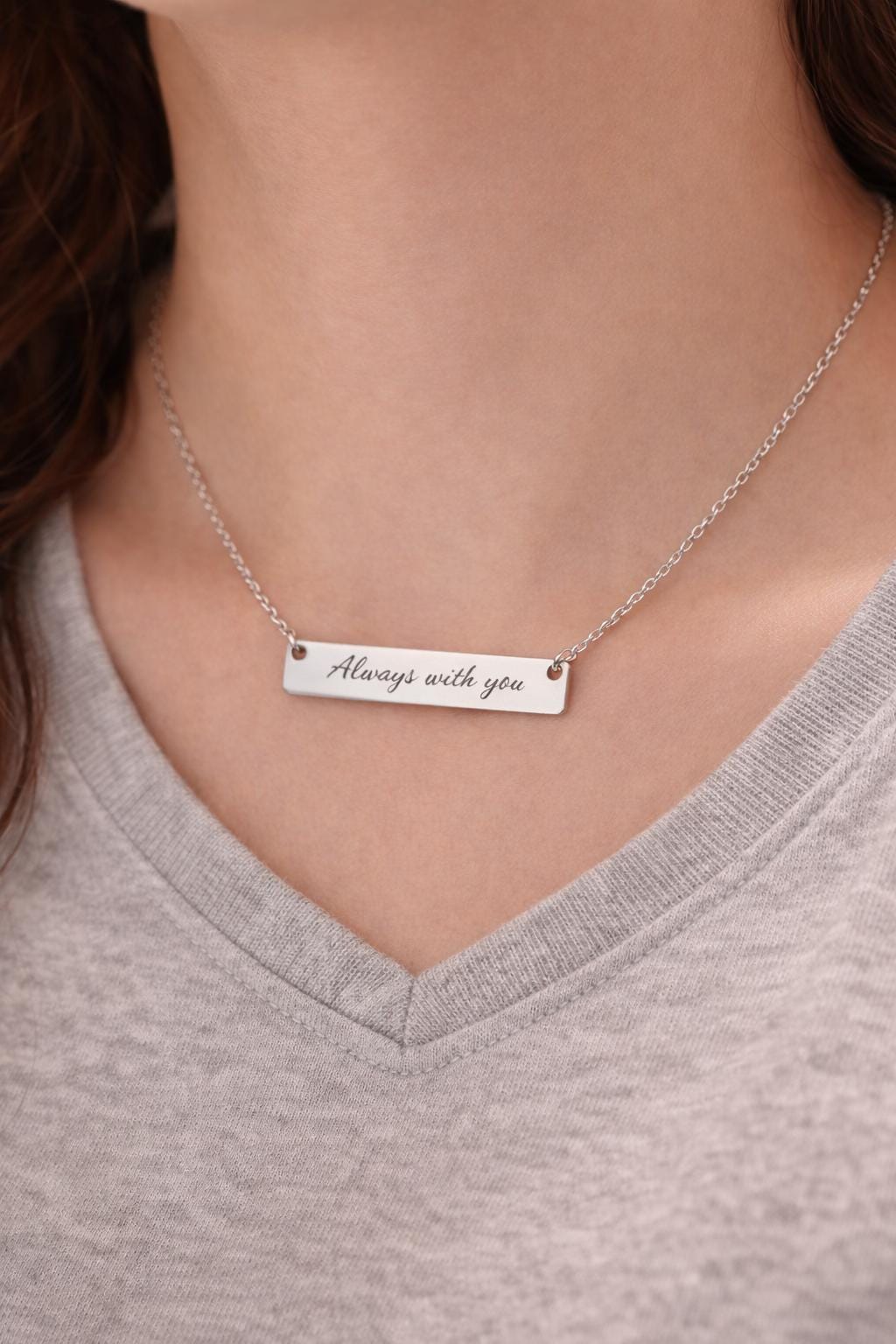 Personalized Bar Necklace
