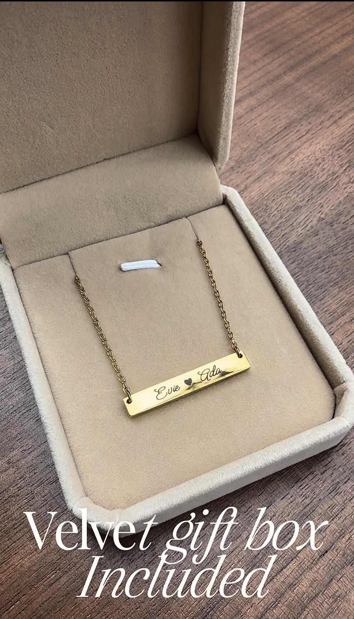 Personalized Bar Necklace