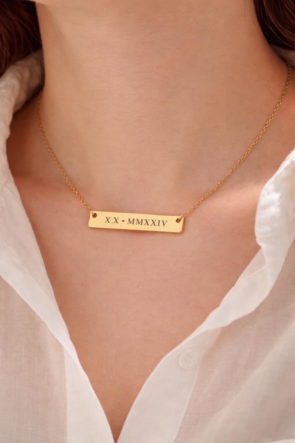 Personalized Bar Necklace