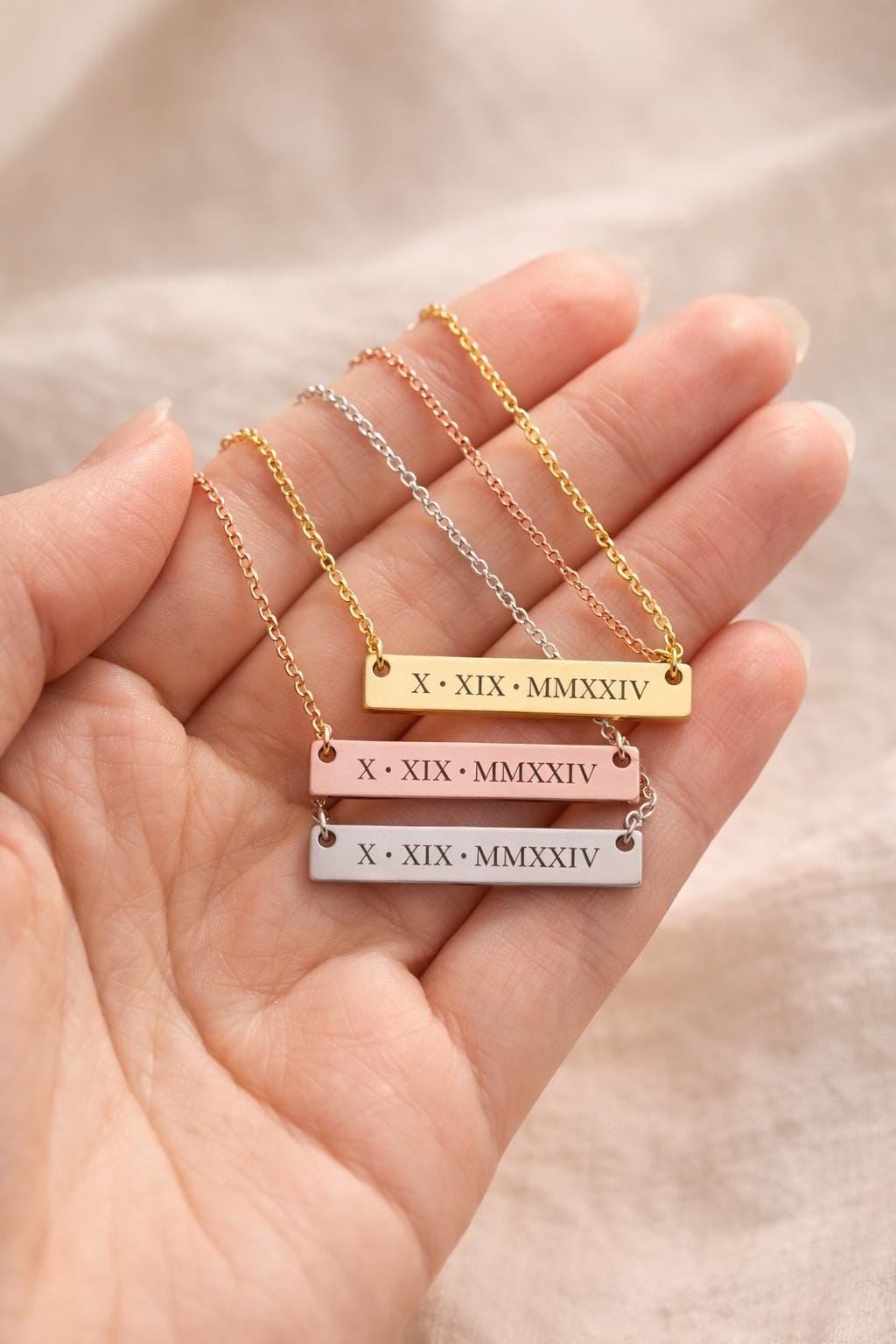 Personalized Bar Necklace