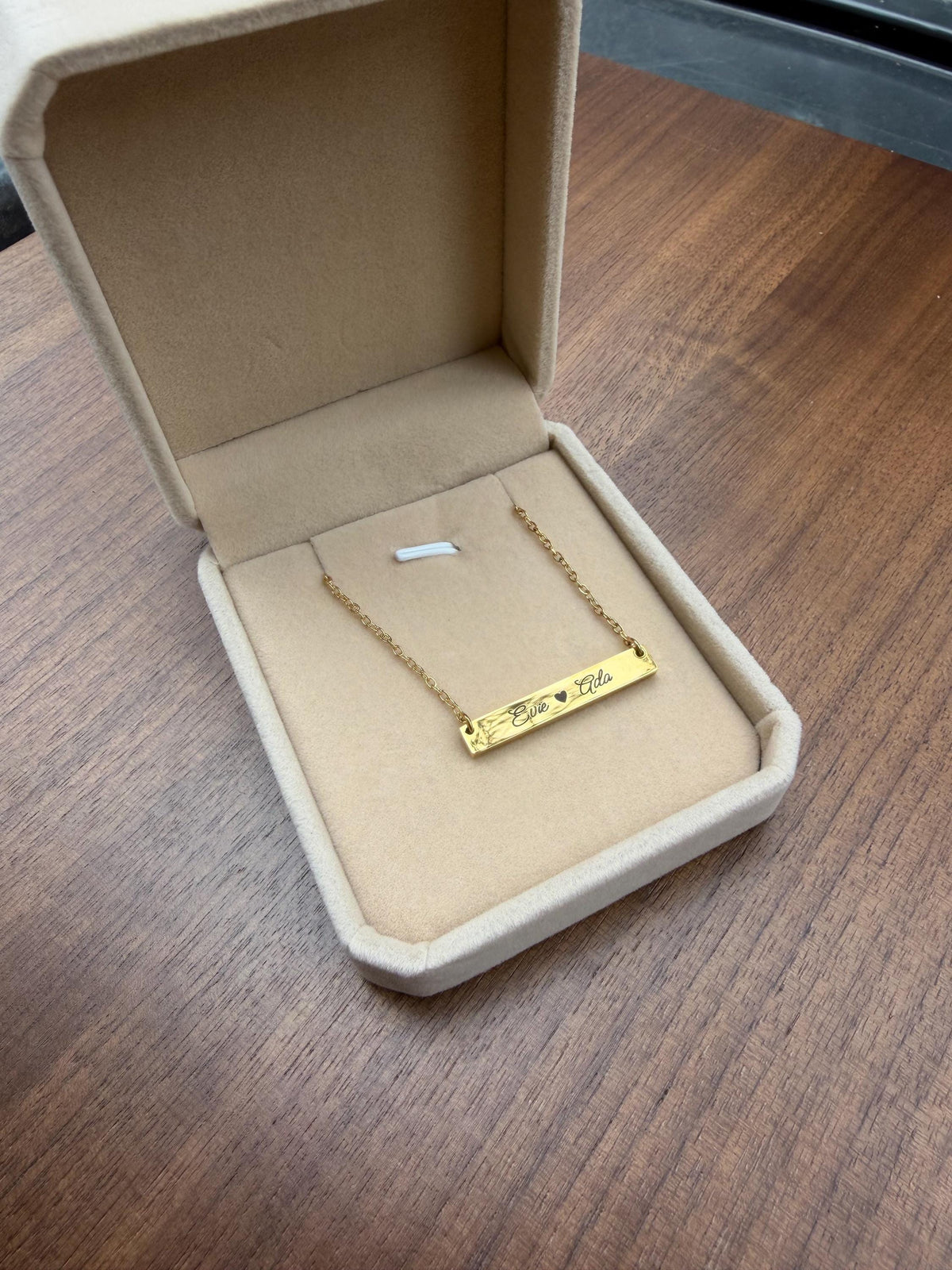 Personalized Bar Necklace