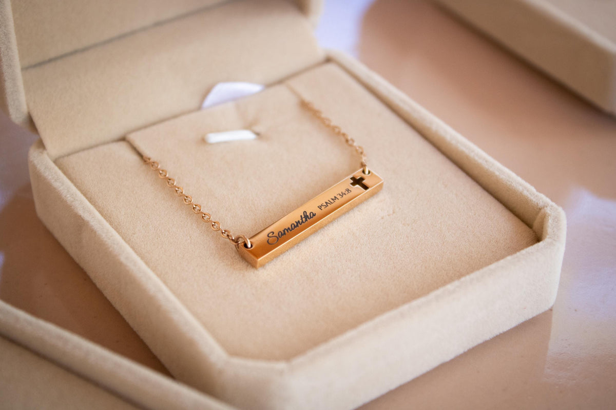 Personalized Cross Necklace