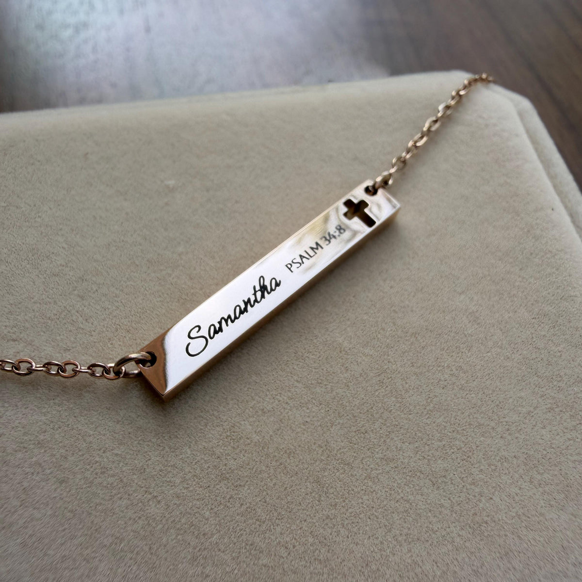Personalized Cross Necklace