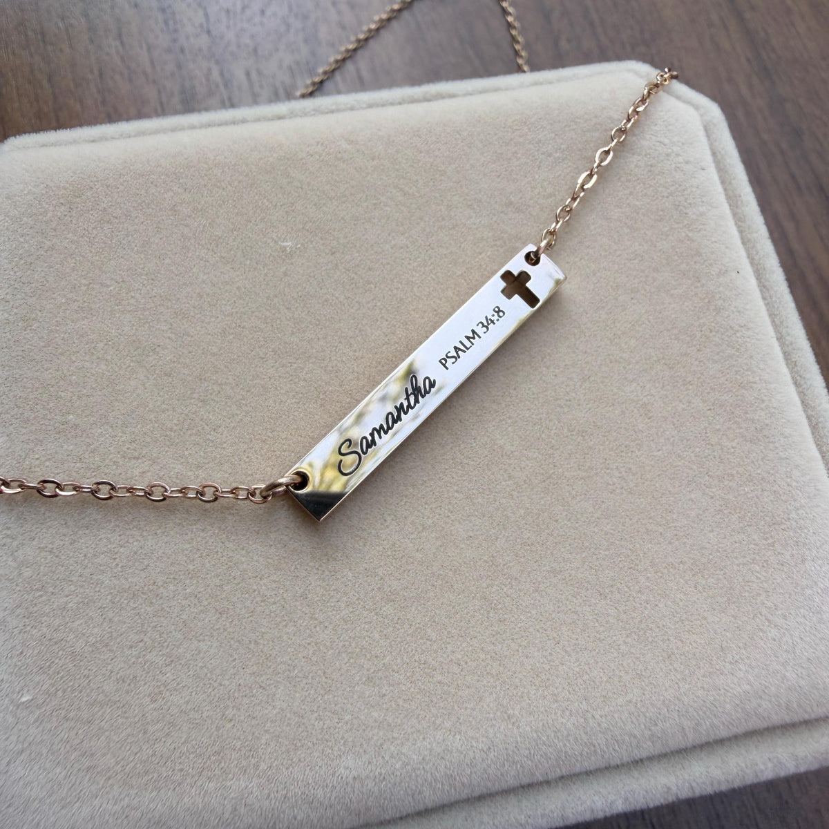 Personalized Cross Necklace