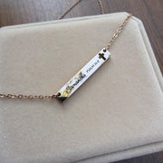 Personalized Cross Necklace