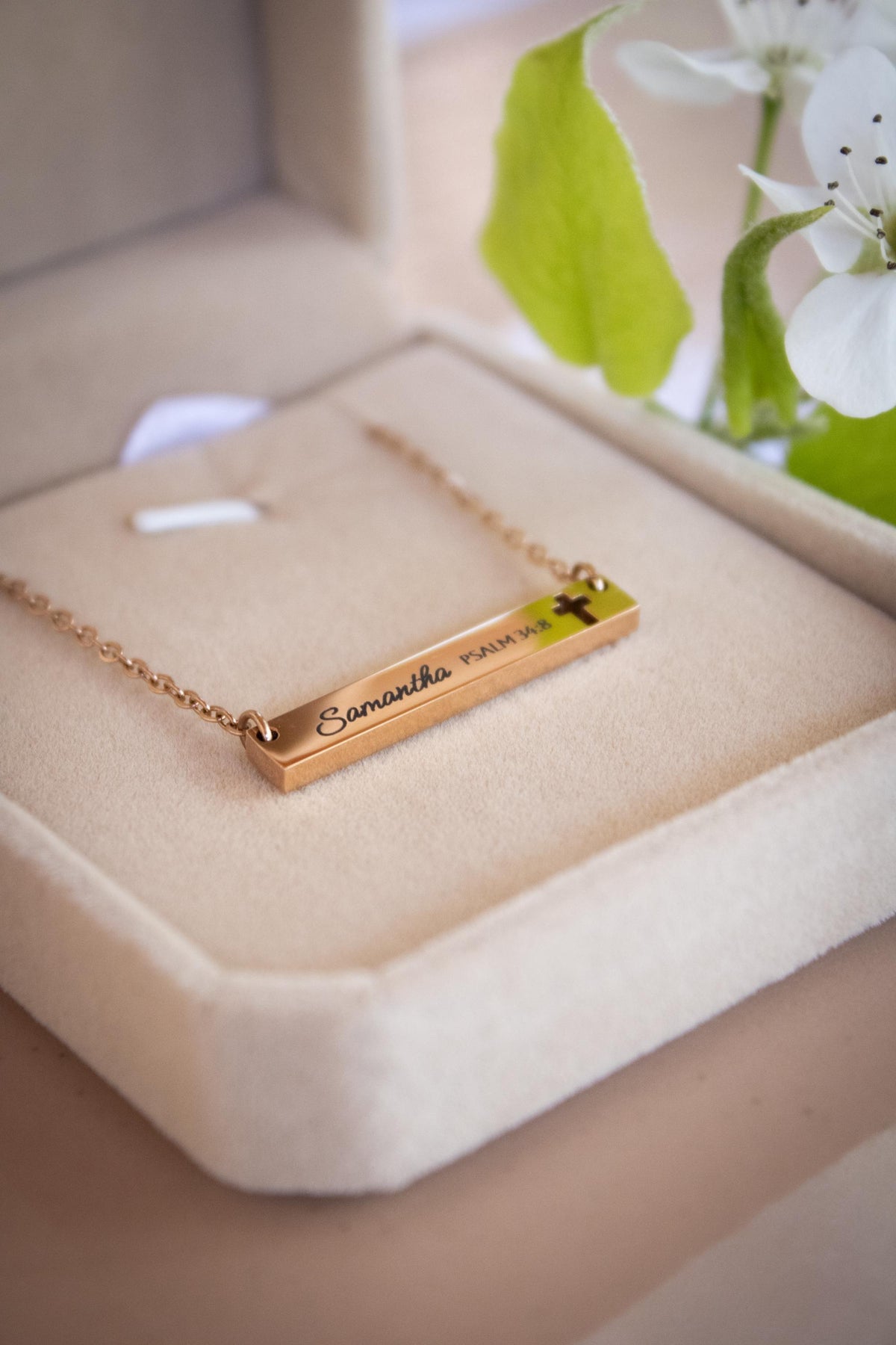 Personalized Cross Necklace