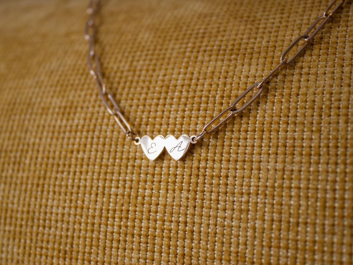 Initial Heart Necklace