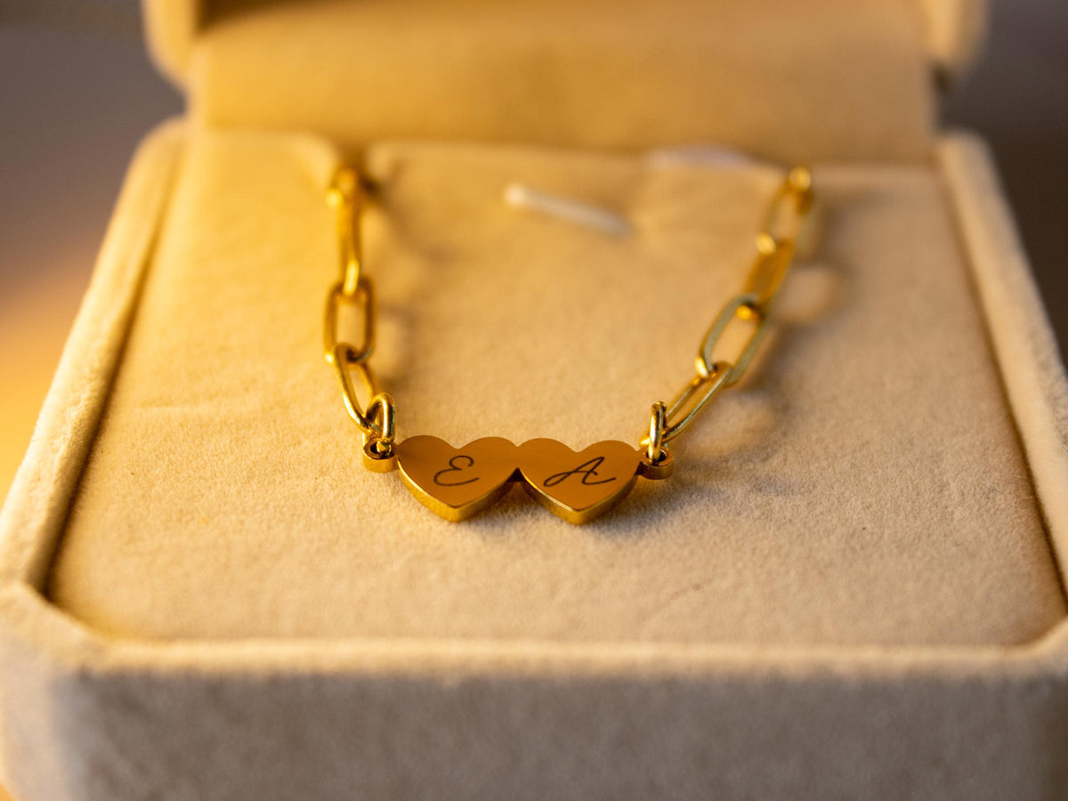 Initial Heart Necklace