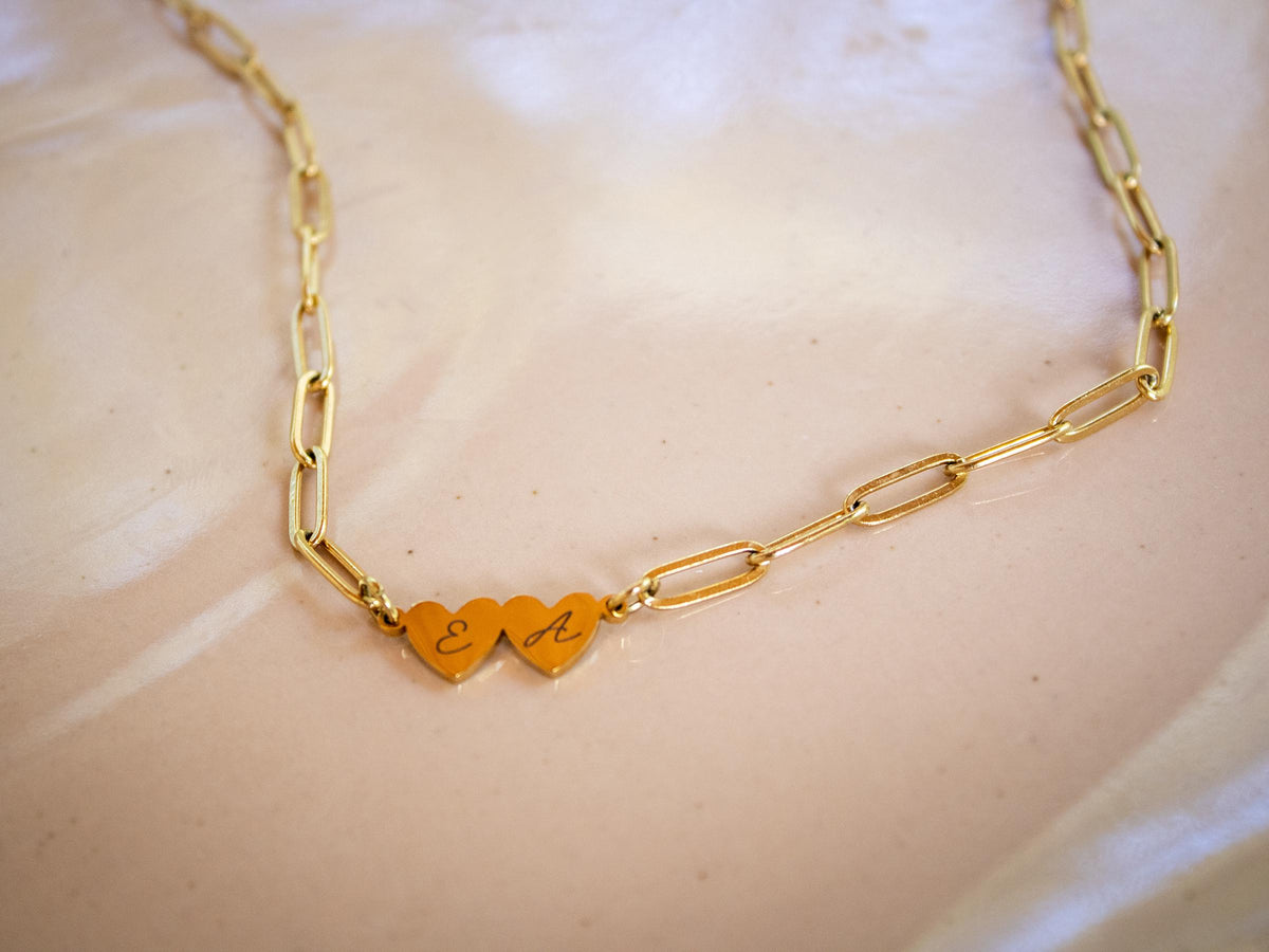 Initial Heart Necklace