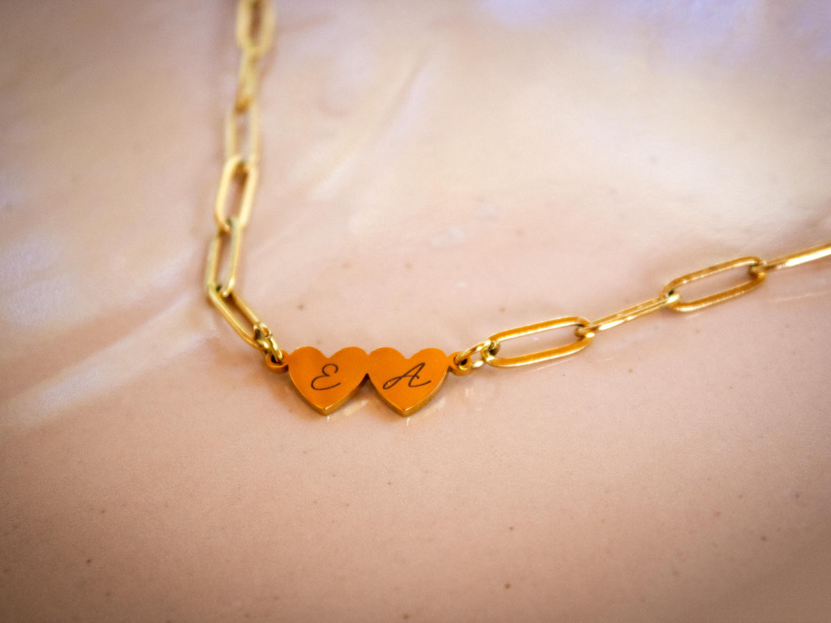 Initial Heart Necklace