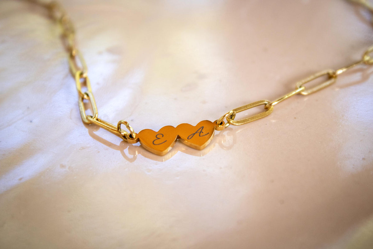 Initial Heart Necklace