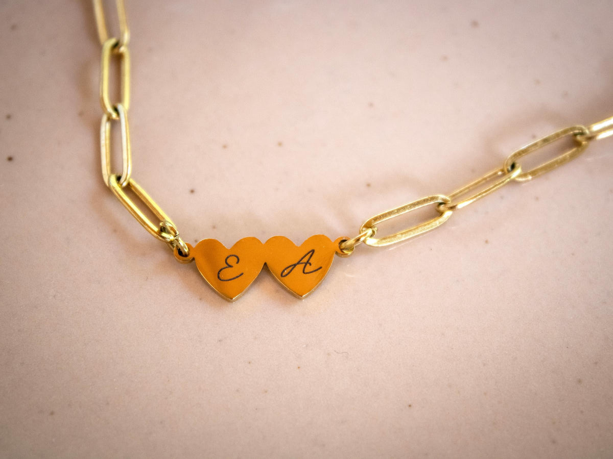 Initial Heart Necklace