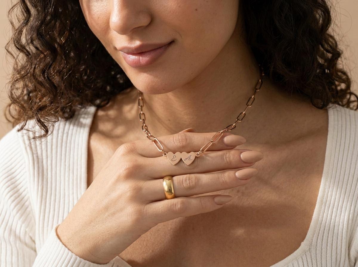 Initial Heart Necklace