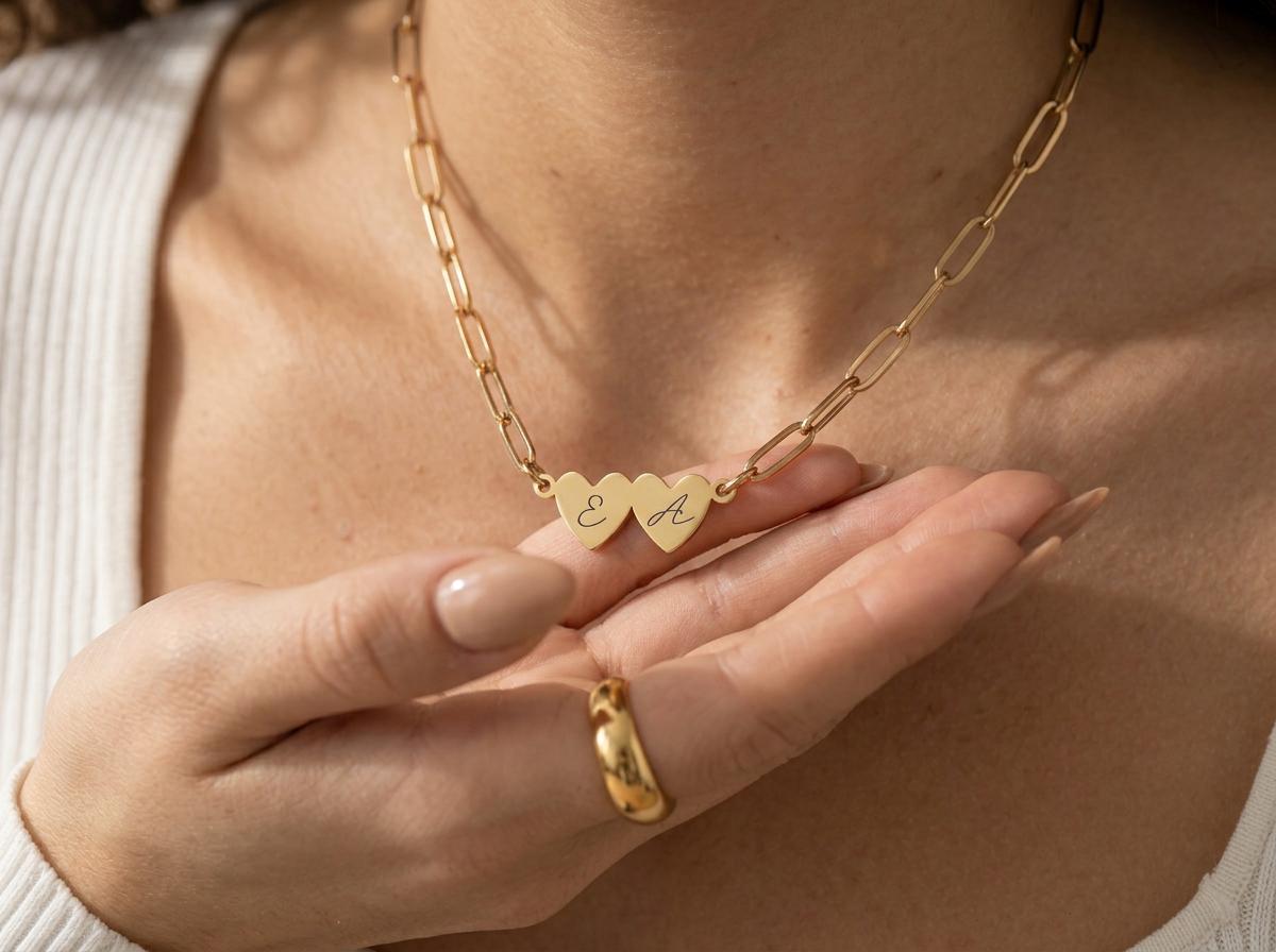 Initial Heart Necklace