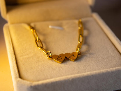 Personalized Heart Necklace