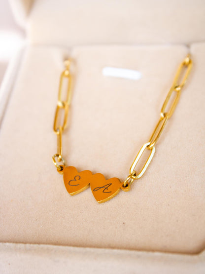 Personalized Heart Necklace