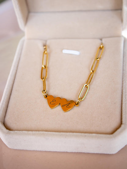 Personalized Heart Necklace
