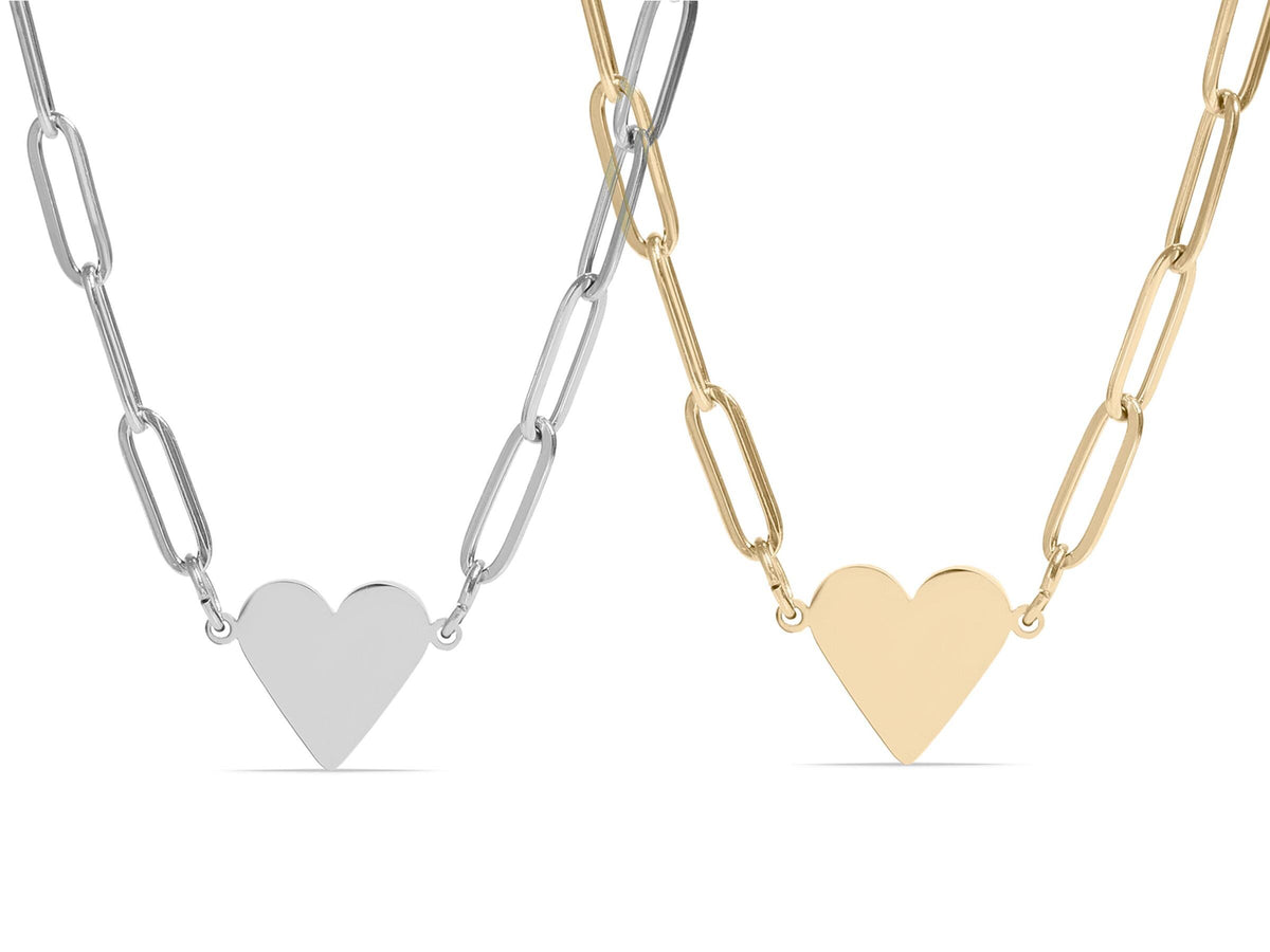 Personalized Heart Necklace