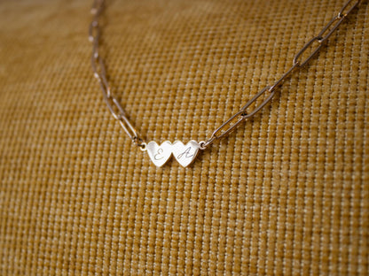 Personalized Heart Necklace
