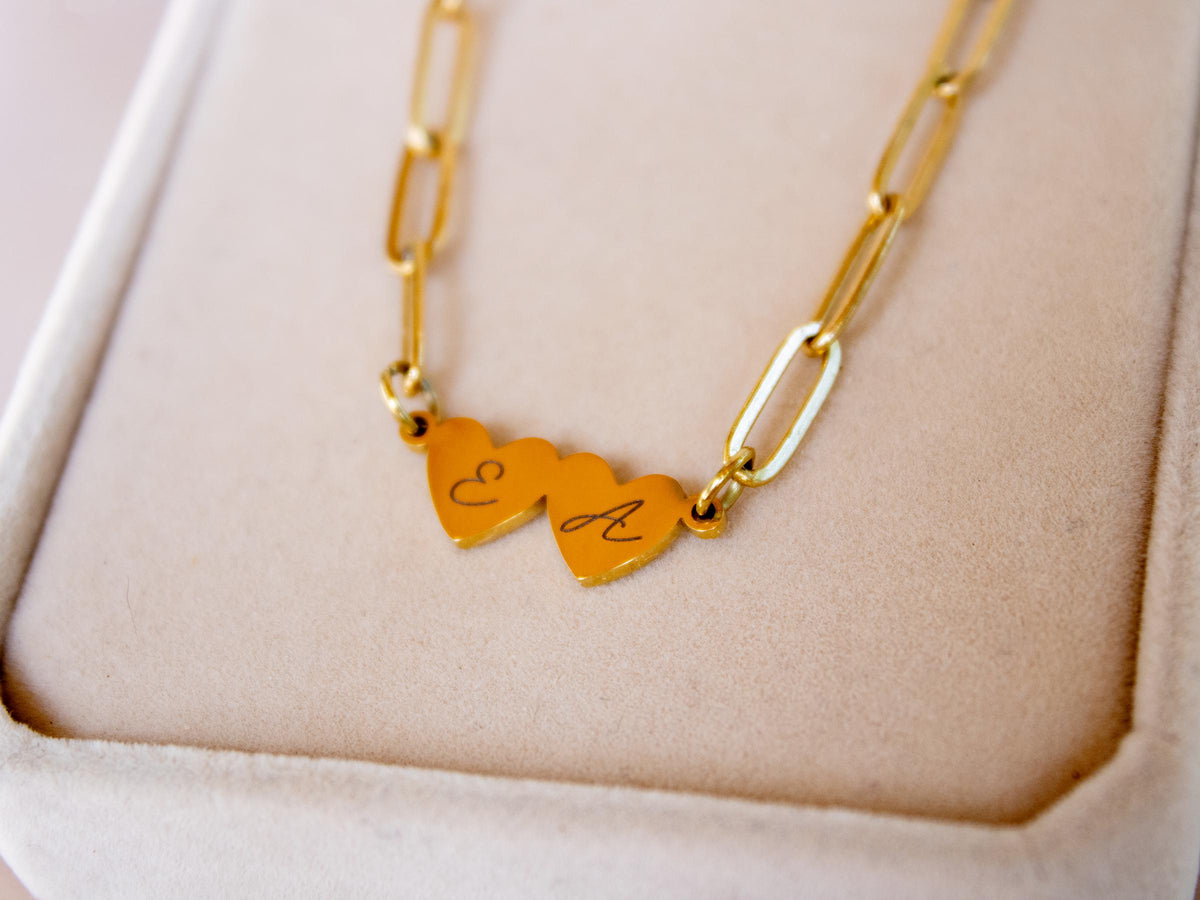 Personalized Heart Necklace
