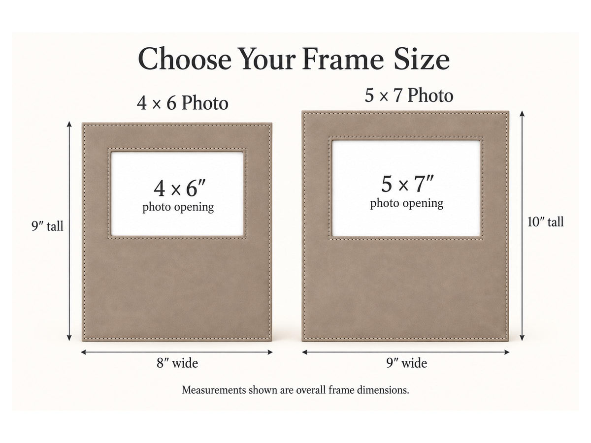 CopperFoxCompany frame sizing product guide.