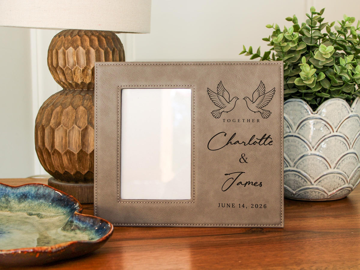 Personalized together frame frame; edited mockup.