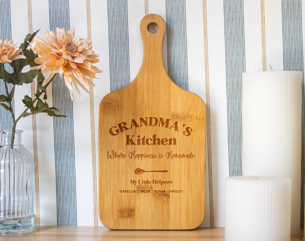 Grandma's Kitchen Personalized Cutting Board