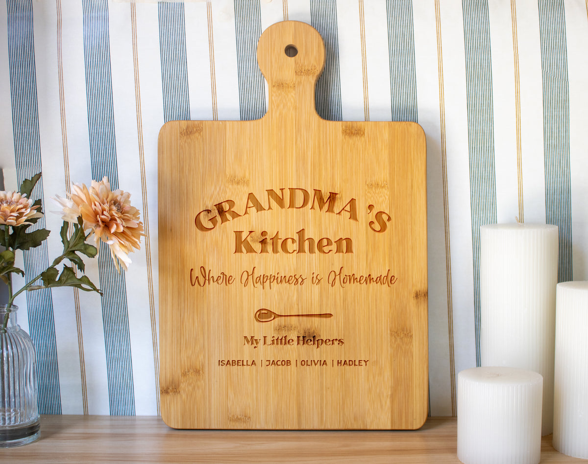 Grandma’s Kitchen Personalized Cutting Board