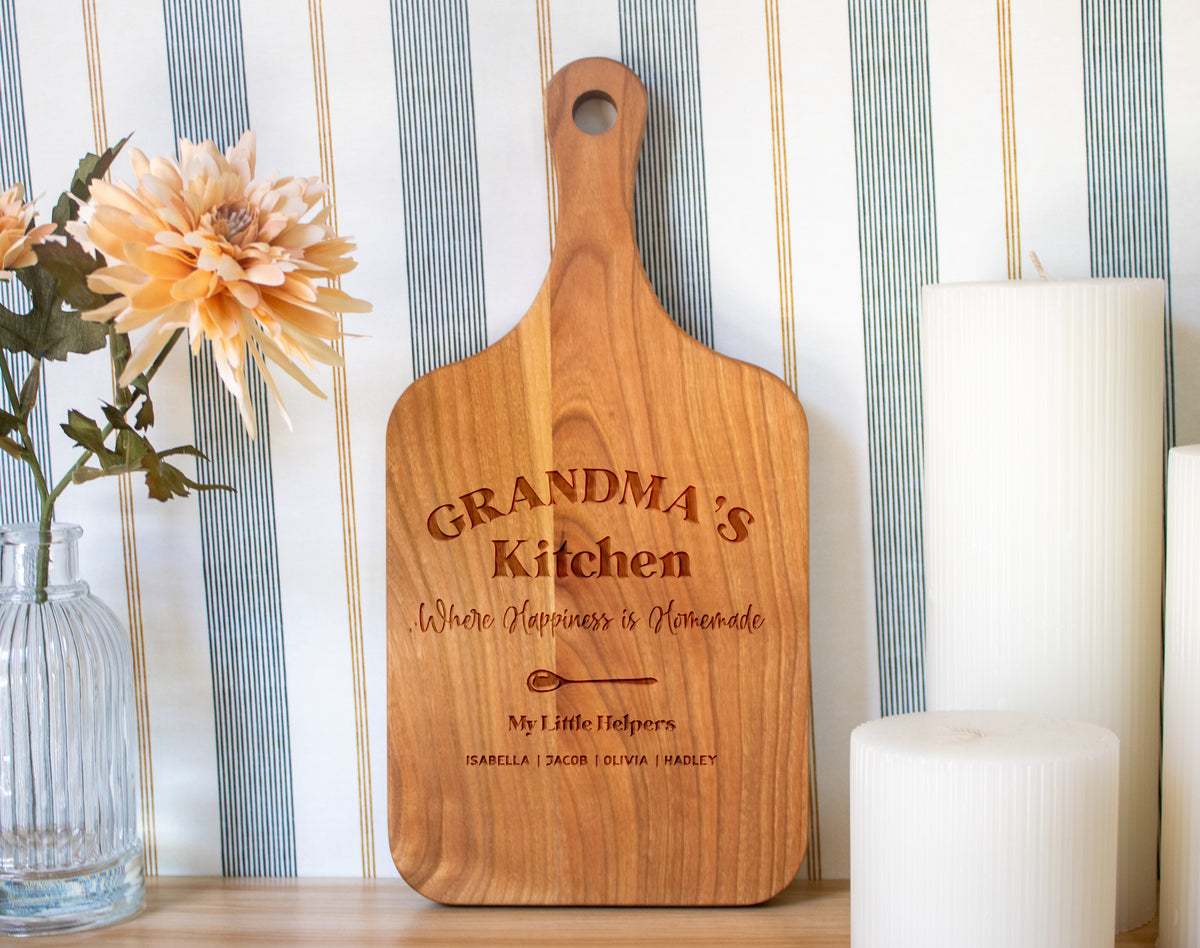 Grandma’s Kitchen Personalized Cutting Board