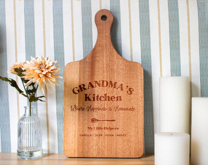 Grandma's Kitchen Personalized Cutting Board