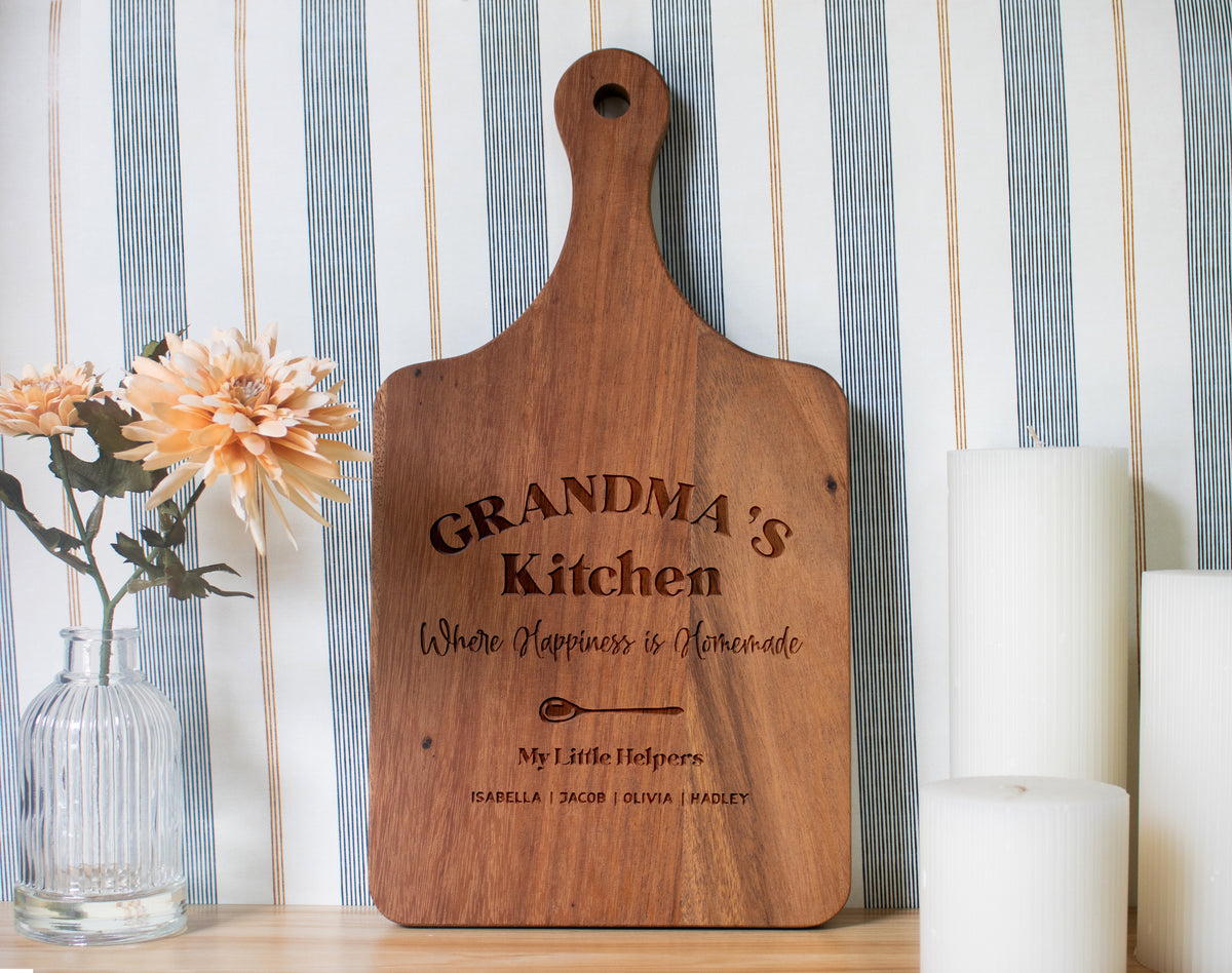 Grandma’s Kitchen Personalized Cutting Board