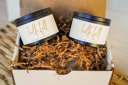 Hello Fall Candles | Pumpkin Spice Scent
