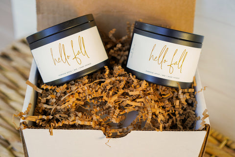 Hello Fall Candles | Pumpkin Spice Scent