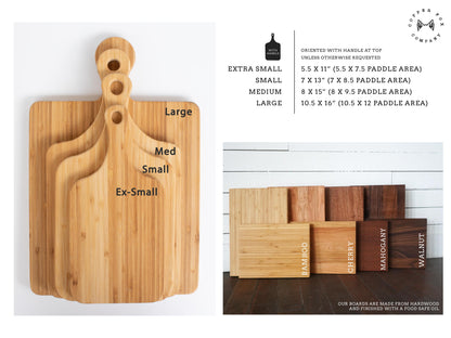 Grandma's Kitchen Cutting board Personalized Mother's day Gift for Grandma for Nana Sentimental gift from Grandkids Happiness is homemade