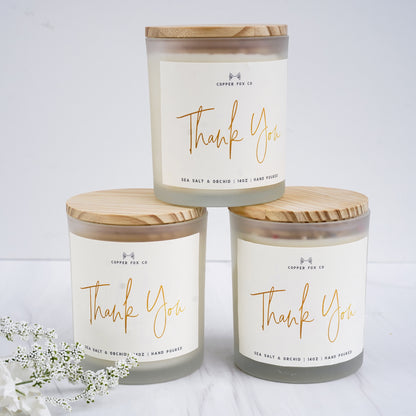 Thank You Candle