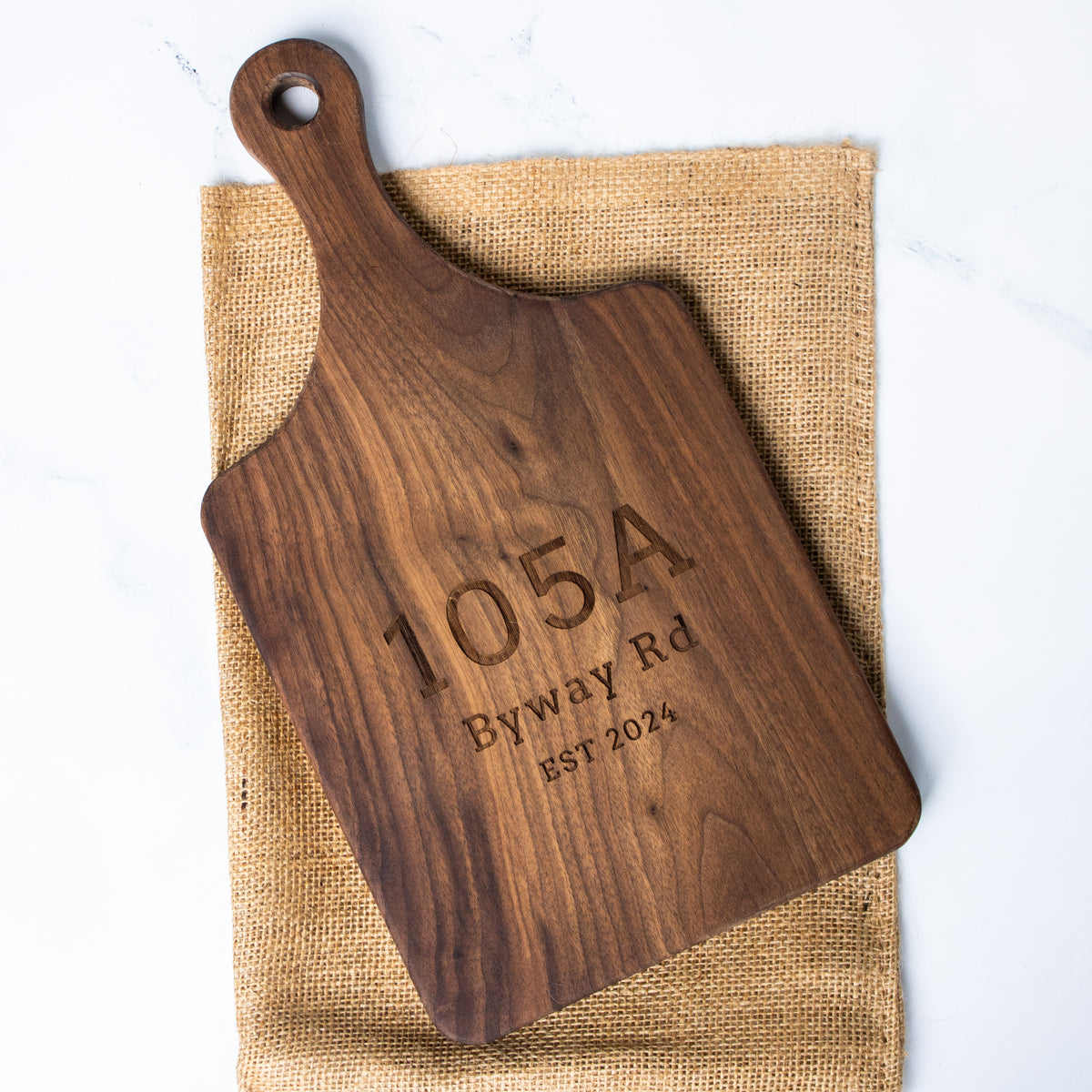 Street Address Cutting Board