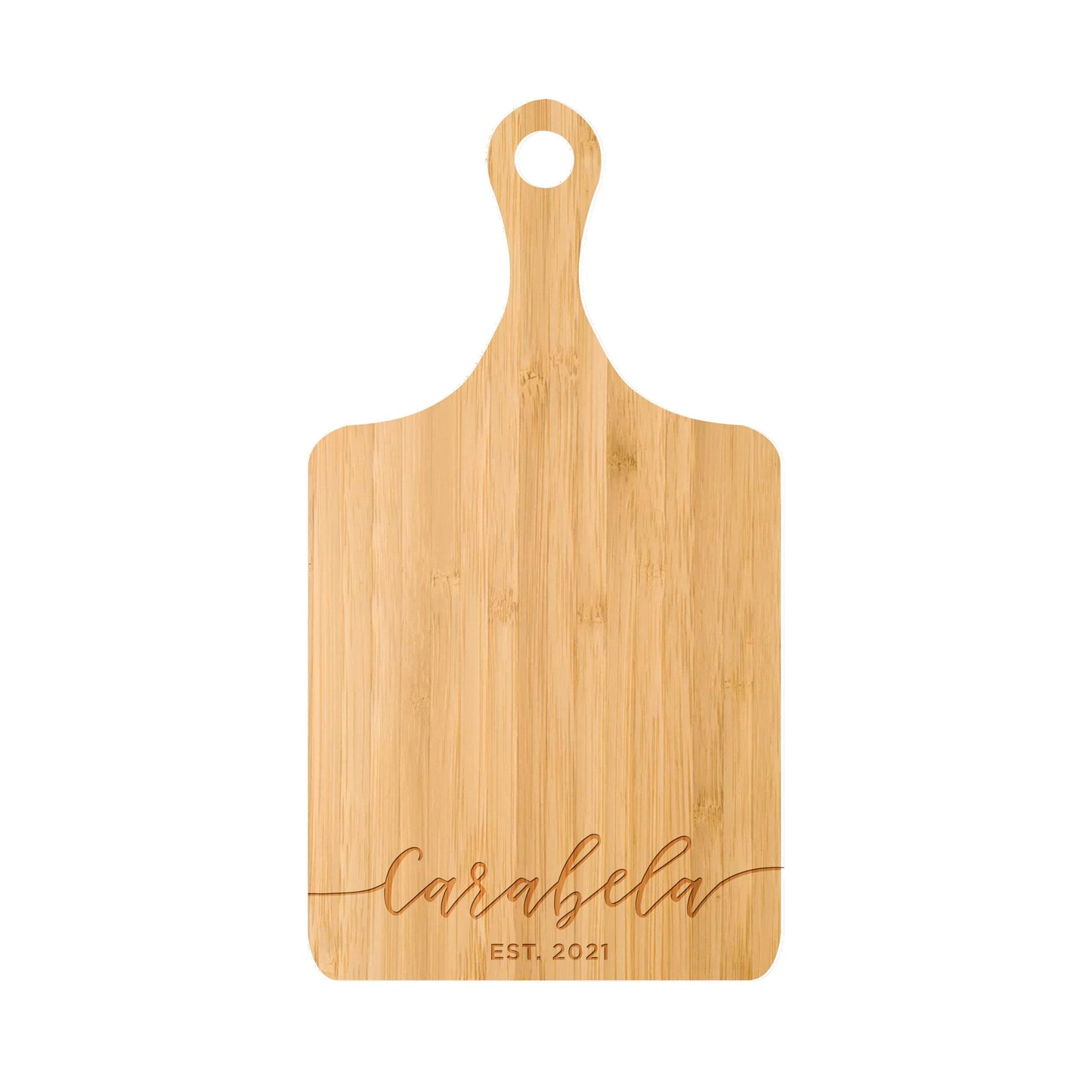Cursive Name Personalized Cutting Board - 001