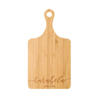 Cursive Name Personalized Cutting Board - 001