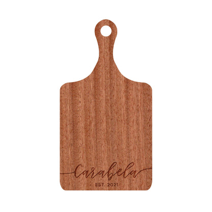 Cursive Name Personalized Cutting Board - 001