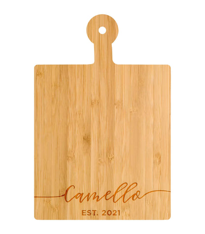Cursive Name Personalized Cutting Board - 001