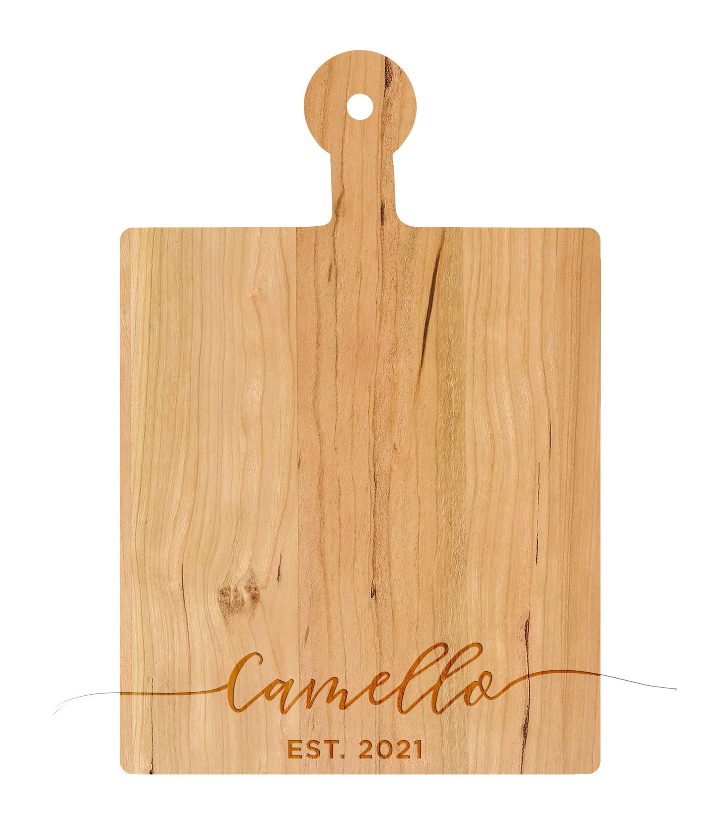 Cursive Name Personalized Cutting Board - 001