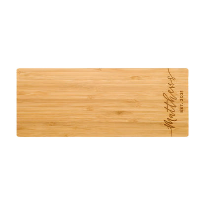 Cursive Name Personalized Cutting Board - 001