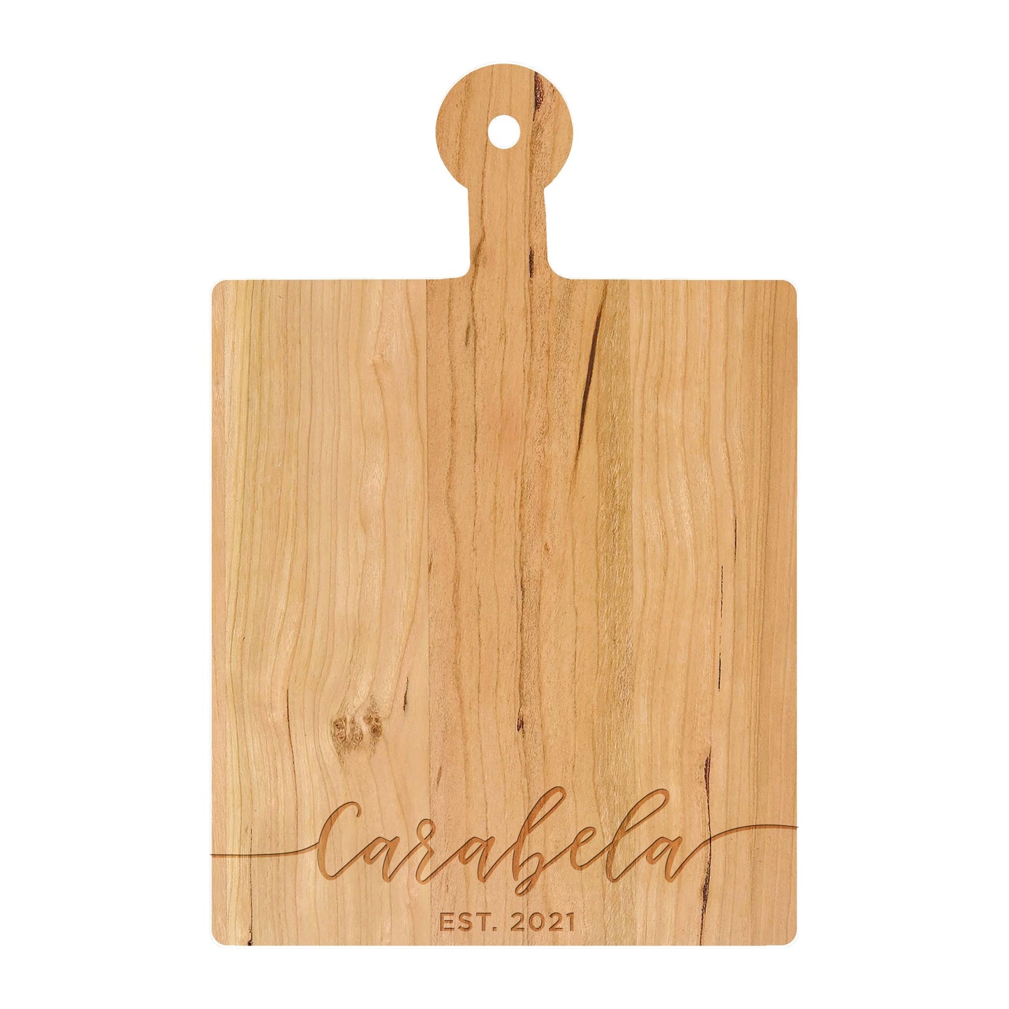 Cursive Name Personalized Cutting Board - 001