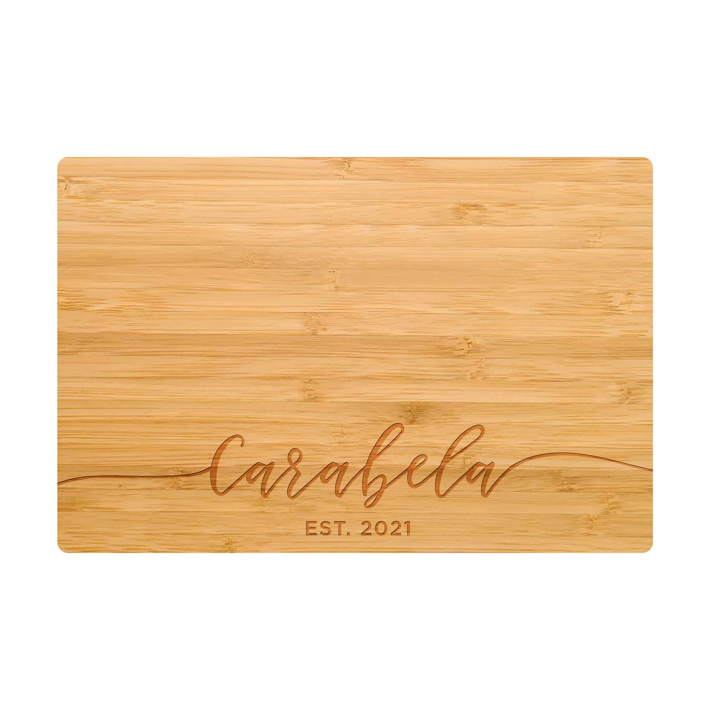 Cursive Name Personalized Cutting Board - 001